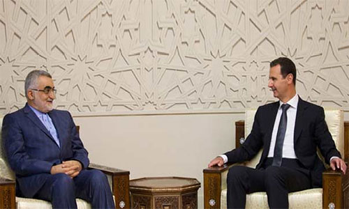 Presidente sirio recibe a un alto dirigente iraní